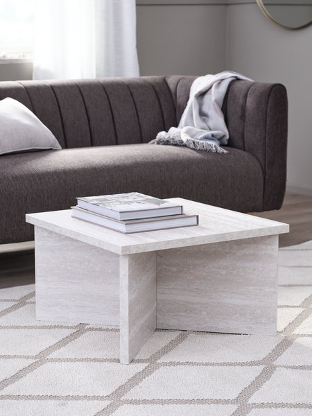 Coffee table GELSTED 60x60 marble colour