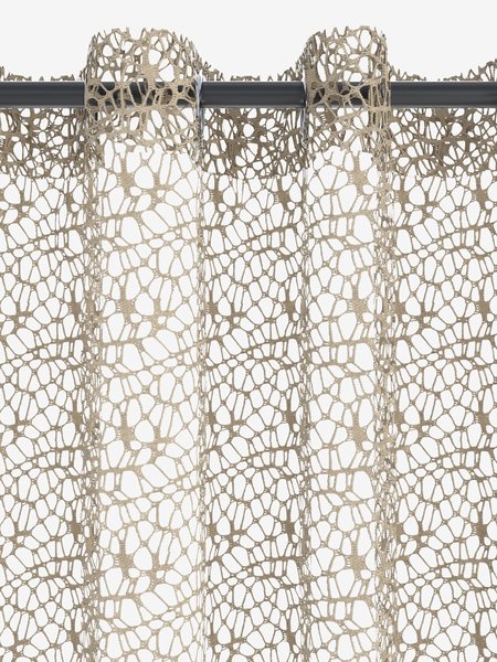 Zavjesa LURO 1x140x300 paukova mreža pijesak