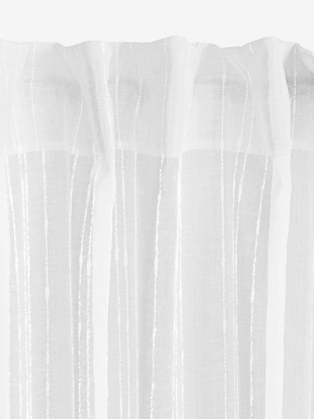 Függöny SKORPA 1x140x300 csíkos fehér