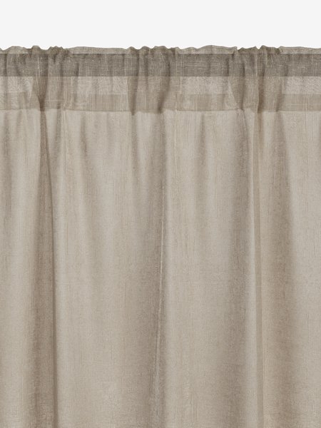 Záclona AGA 1x140x300 lněný vzhled khaki