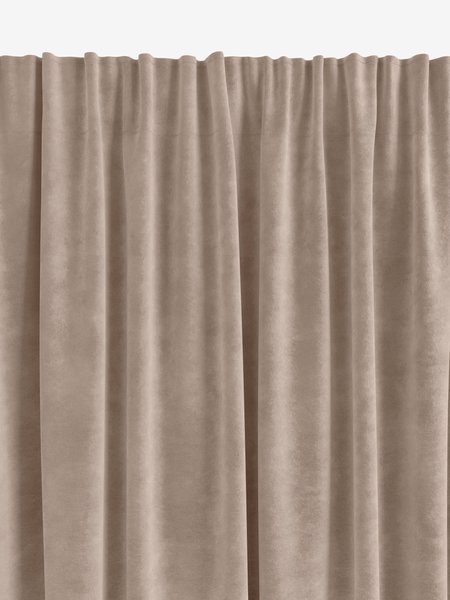 Gordijn AUSTRA 1x140x300 velvet taupe