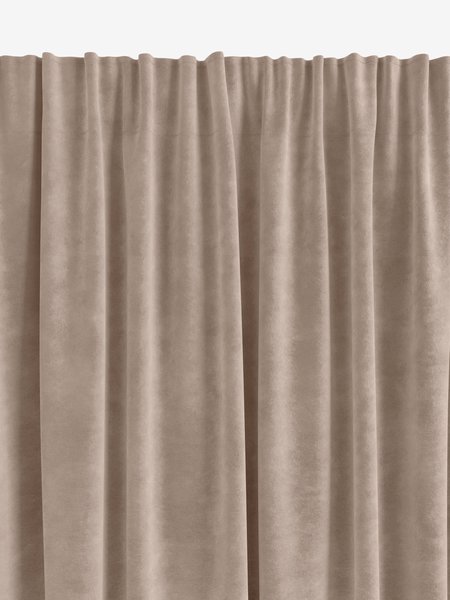 Cortina AUSTRA 1x140x300 terciopelo topo