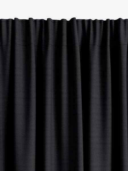Gardin lysdempende AMUNGEN 1x140x175cm svart