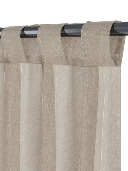 Curtain AGA 1x140x300 linen-look khaki