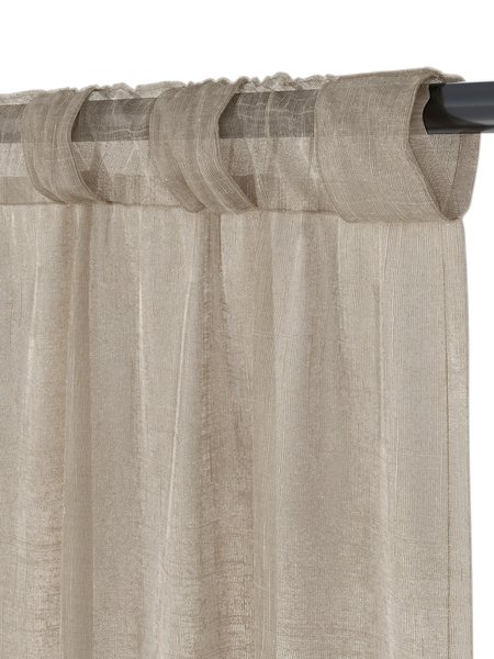 Dekoschal AGA 1x140x300 Leinen-Look khaki