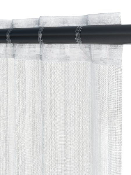 Záclona SPARREN 1x140x300 prúžky svetlosivá