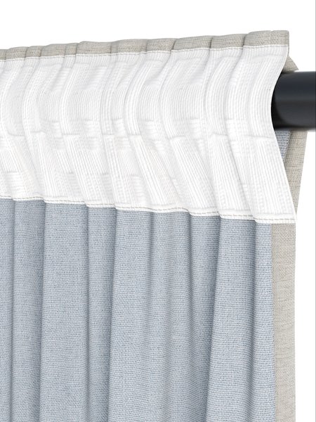 Verdunkelungs-Vorhang LEKA 1x140x300 warm grau