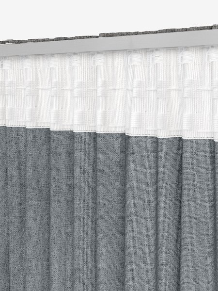 Blackout curtain LEKA 1x140x300 grey