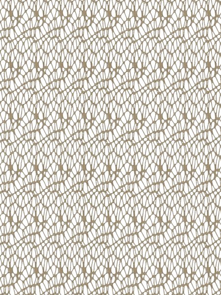 Függöny LURO 1x140x300 pókháló homokszínű