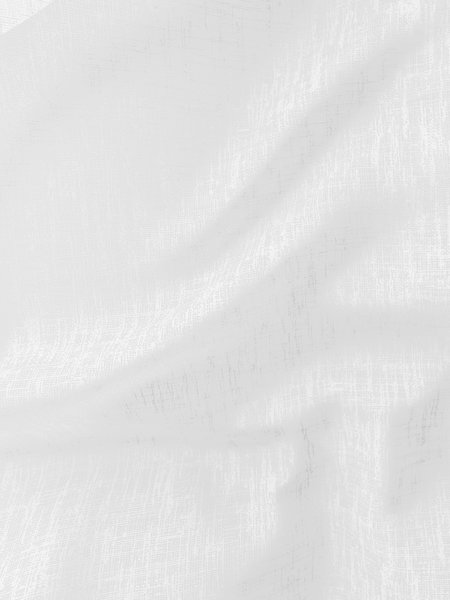 Rideau UNNEN 1x140x300 aspect lin blanc