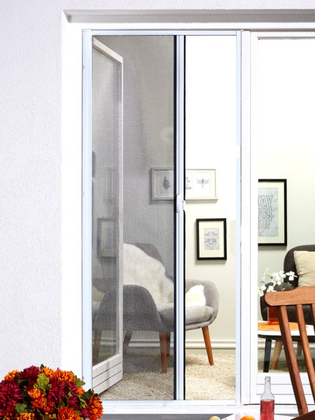 Mosquitera enrollable NYORD 125x220 para puerta blanco