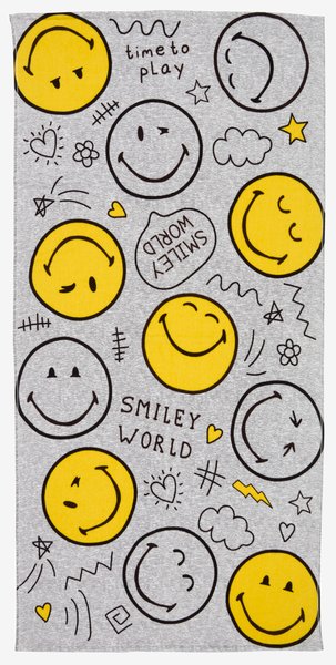 Fürdőlepedő velúr SMILEY 70x140