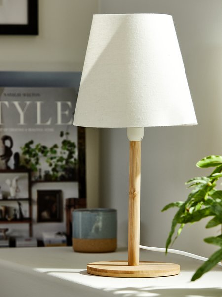 Lampe de table JULIUS Ø19xH39cm naturel