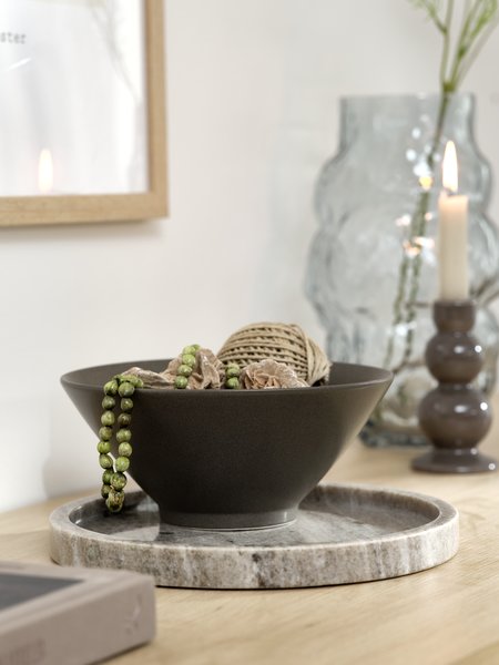 Koristetarjotin VALDEMAR Ø25cm marmori