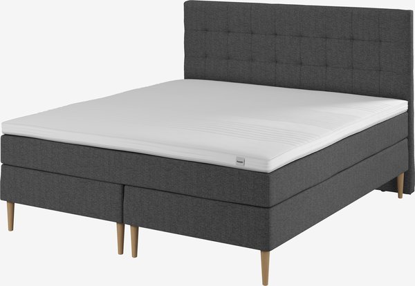 Sengegavl 180x125cm DUNLOPILLO OPO grå-54