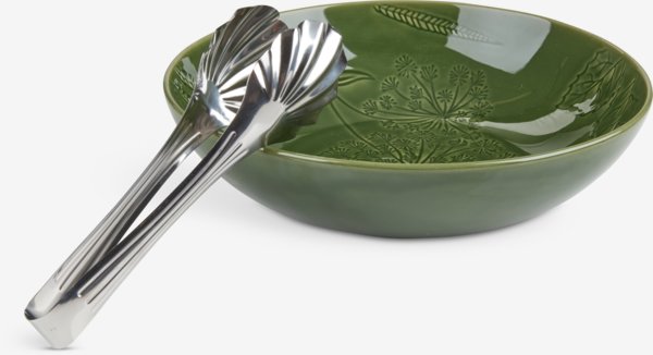Skål SEBASTIAN Ø30xH8cm grøn