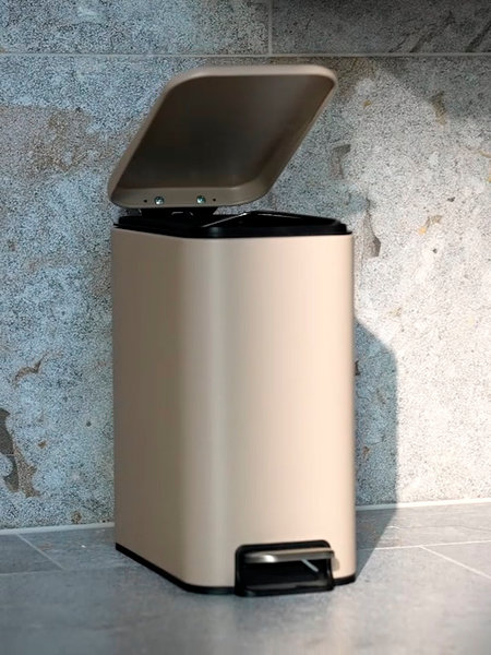 Pedal bin ULLATTI 5L with soft close beige