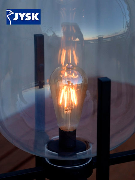 Lampe à piles SEMESTER Ø26xH59cm transparent