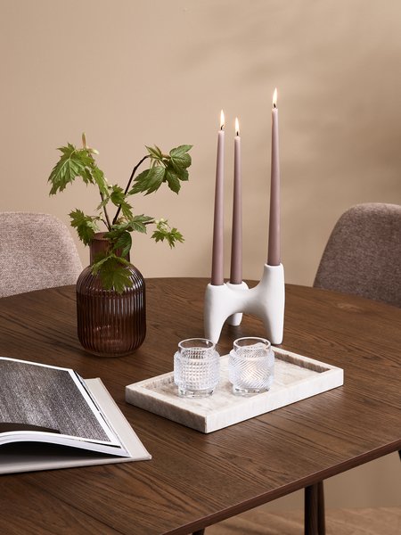 Ваза YNGVAR діам.12см вис.21см коричневий