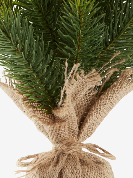 Artificial tree KVASER D18xH36cm green w/bag