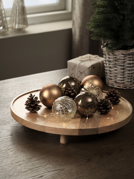 XMAS Decorative tray STROMATOLIT Ø40xH6