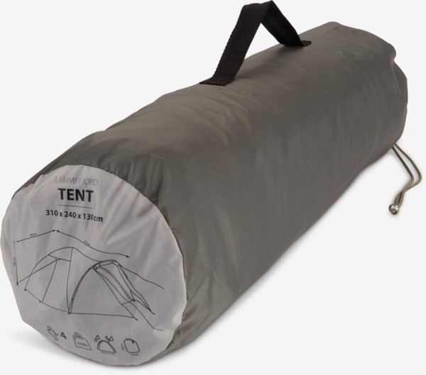 Tent LAMMEFJORD sleeps 4 olive/grey