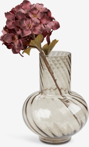 Vase VILLY D17xH23cm grey