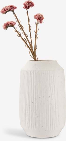 Vase CHRISTIAN D21xH33cm white