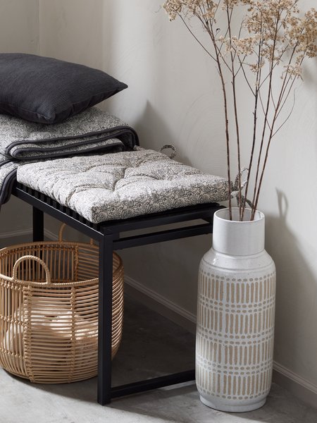 Ваза GUSTAF діам.18см вис.47см білий