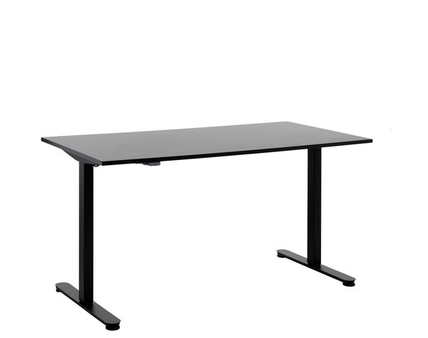 Yükseklik ayarlanabilir çalışma masası SVANEKE 70x140 siyah