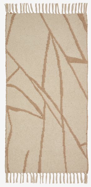 Rug PLATAN 60x120 beige/natural