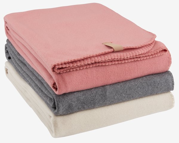 Plaid DAGLILJE 130x170 polaire rose