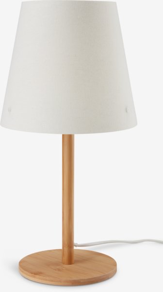 Lampe de table JULIUS Ø19xH39cm naturel