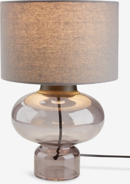Lampa stołowa EDMUND Ś25xW38cm szary