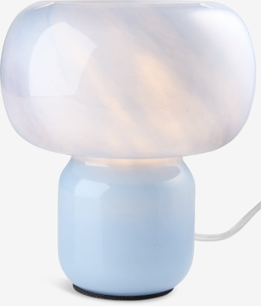 Stolní lampa HJARNE Ø16xV18 cm modrá