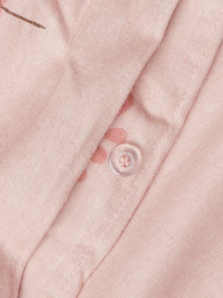 Bettwäsche UNNI Flannel 135x200 rosa