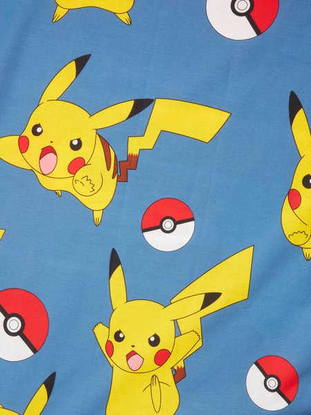 Dekbedovertrek POKEMON 140x200 blauw