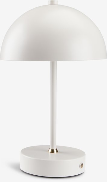 Lampa na baterije KENT Ø16xV25cm siva na dodir sa tajmerom