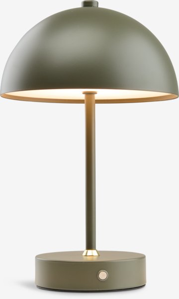 Lampe à piles KENT Ø16xH25cm vert