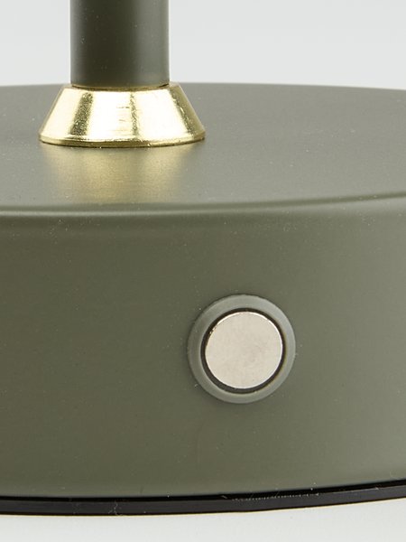 Lampe à piles KENT Ø16xH25cm vert
