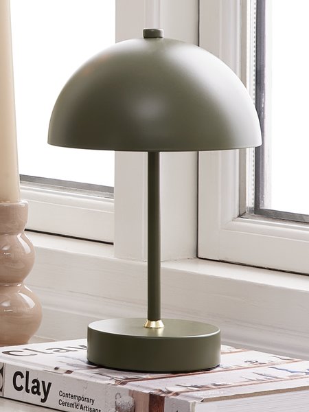 Lampe à piles KENT Ø16xH25cm vert
