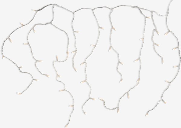 LED-Lichterkette SNOTRA icicle m/240 LED und Timer