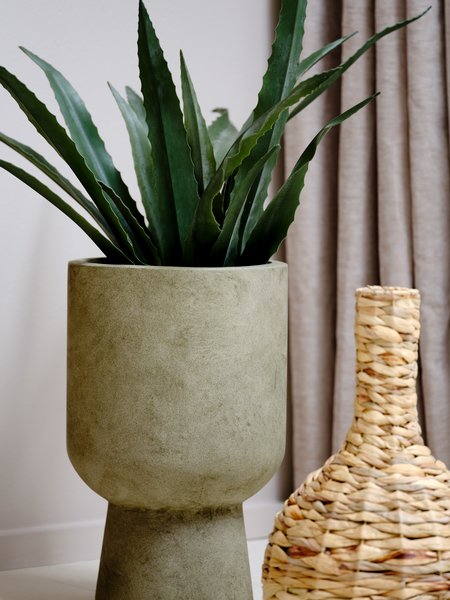 Plant pot SOLVI D25xH40cm green