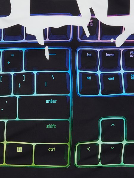 Sengesett GAMING 140x200 svart