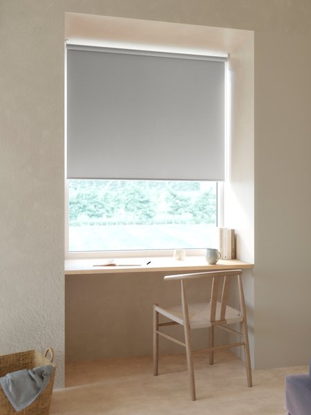 Blackout roller blind FALSTER 160x170cm grey