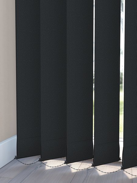 Vertical blind ROGEN 150x250cm black
