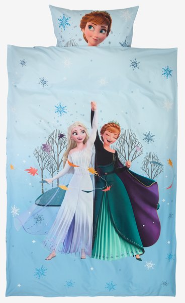 Posteljnina FROZEN 140x200 svetlo modra