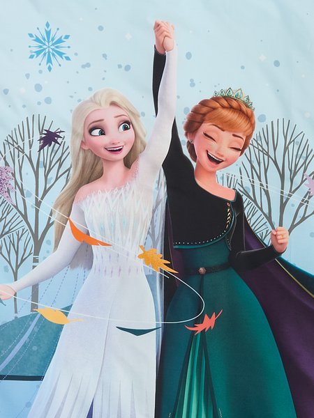 Posteljnina FROZEN 140x200 svetlo modra