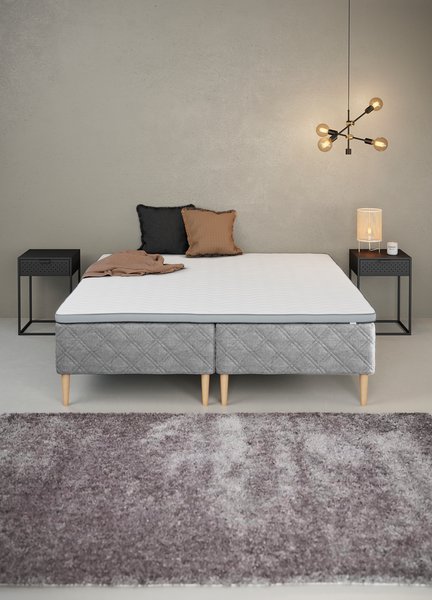 Surmatelas 140x200cm GOLD T80 Gris