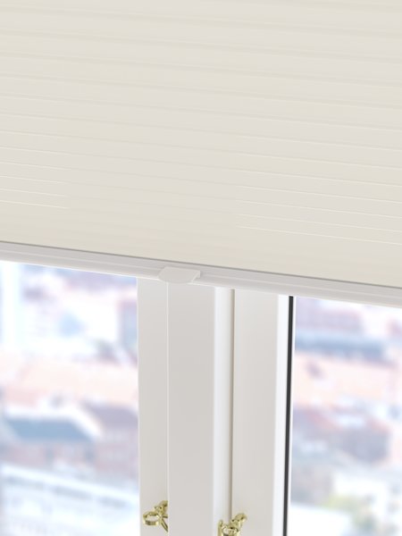 Verdunkelungsplissee HVEN 105x130cm weiss up/down